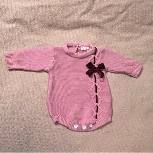 Angou Baby Sweater with Bow